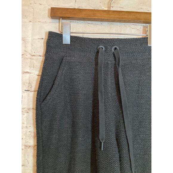 Offline by Aerie Jogger Pants Womens Small Black Popcorn Knit Lounge Wear Cotton - Picture 5 of 16